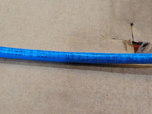 Wavenet CAT6E-CMR-BL 6E04URBL4N 1000 Ft Unshielded 23/4 600MHz CMR Cable, Blue - 第 10/13 張圖片
