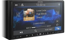 Alpine iLX-407 Double DIN 7" Carplay / Android Auto Car Stereo W/FREE Bypass!