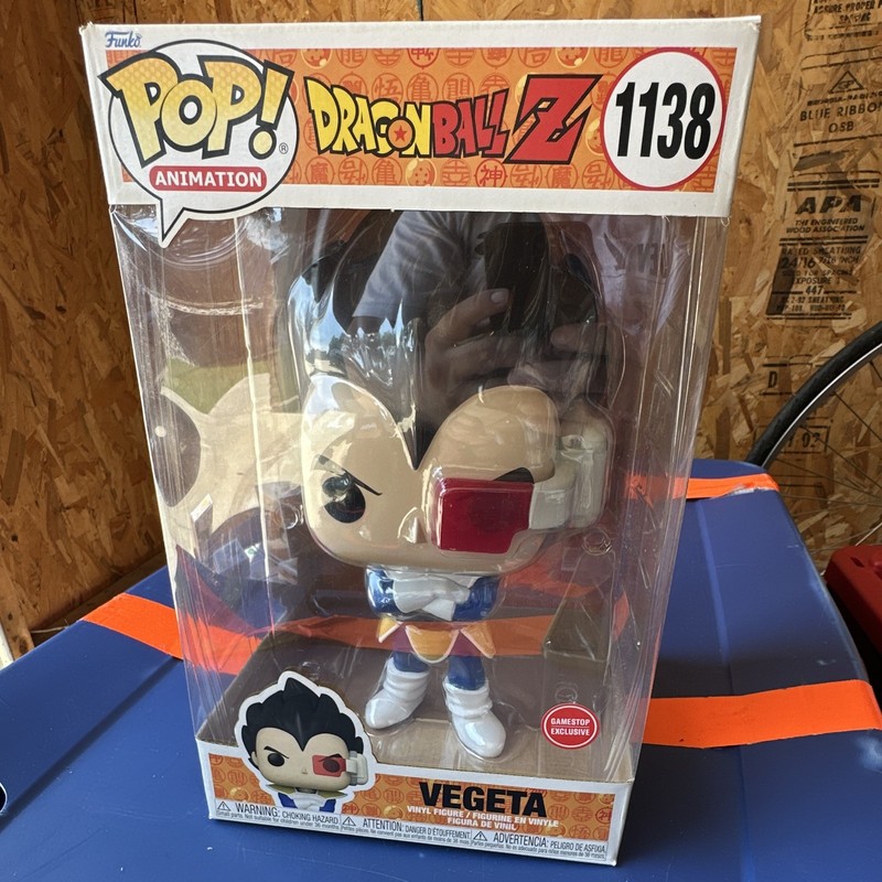 Funko Pop! Animation Dragon Ball Z Vegeta #1138 Vinyl Figure GameStop Excl