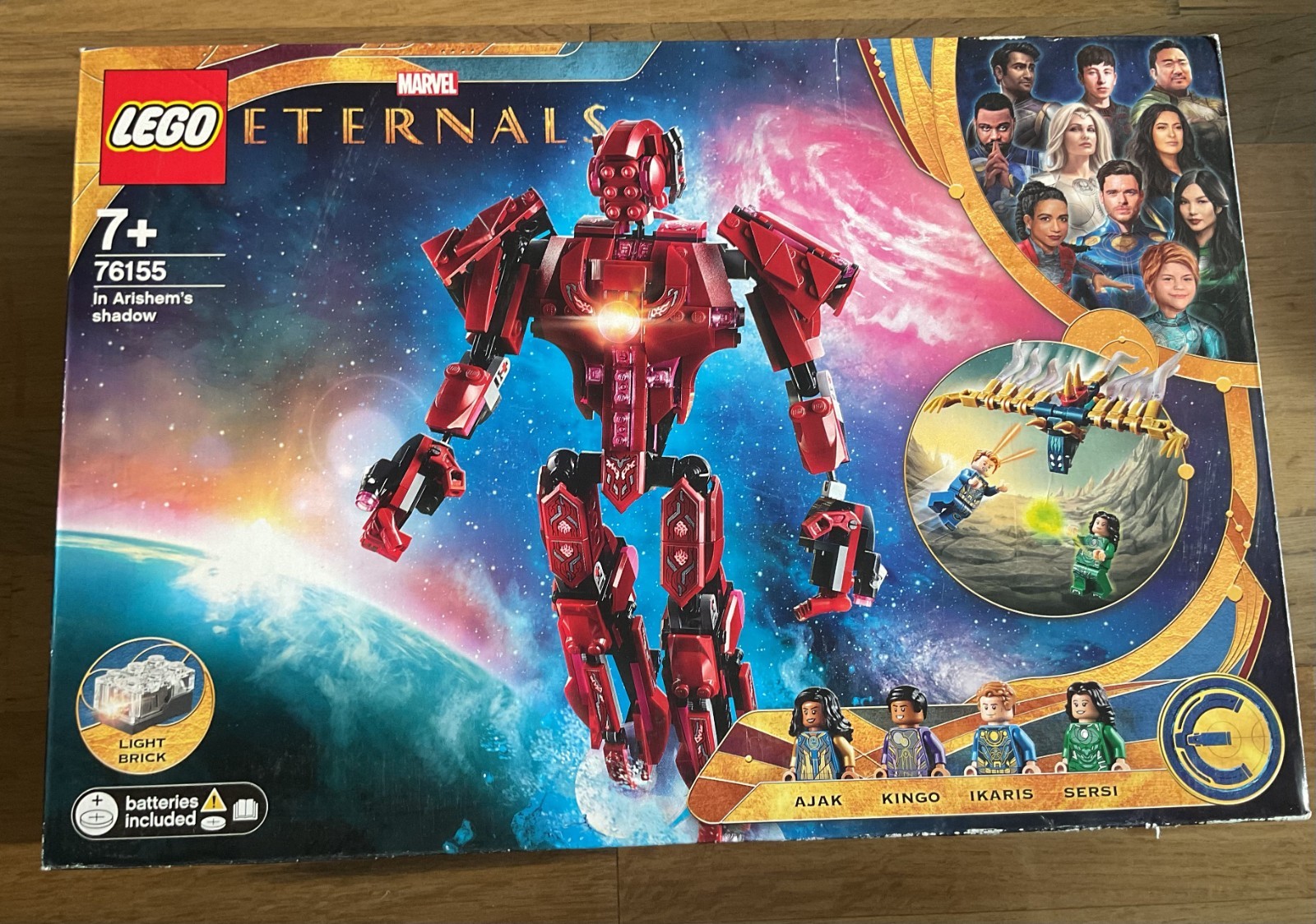 Lego Marvel Eternals 76155 jeu de construction en famille pour décor de chambre d'enfant