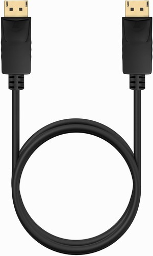 AISENS - A124-0738 - DISPLAYPORT CABLE V1.2 CCS 4K@60HZ, DP/M-DP/M, BLACK, 1.0M - 第 3/4 張圖片