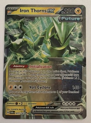 Pokémon TCG, Iron Thorns Ex 077/167 - Twilight Masquerade