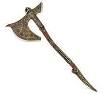 36.5 Inch Fantasy Fully Upgraded Viking Foam Axe Sword for Video Game, Cosplay C