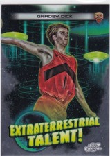 2024 Topps Chrome Cosmic #ET-23 Gradey Dick Extraterrestrial Toronto Raptors