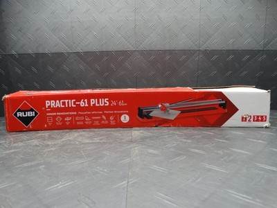 Rubi Practic 61 Plus-24 in. Tile Cutter w/ Tungsten Carbide Blade & Roller Guide