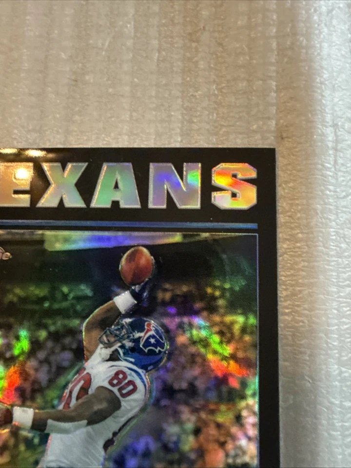 2004 Topps Chrome - Andre Johnson #27 Black Refractor 29/100 - Image 4 of 4