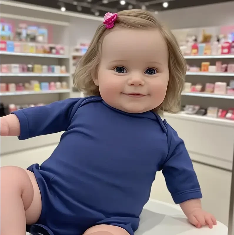 Muñeca bebé renacida realista de 20" realista niña suave hecha a mano regalo juguete para niños Foto 3 de 4