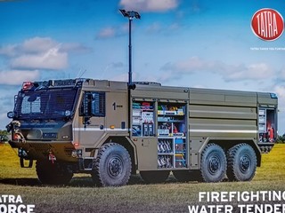 Original TATRA Prospekt. Firefighting Water Tender.