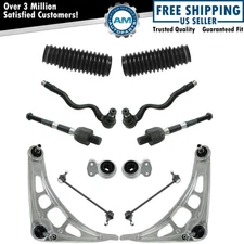 Front Control Arm Ball Joint Tie Rod Bushing Sway Bar Link Kit Set 10pc for E46