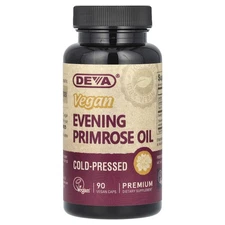 Deva Vegan Premium Evening Primrose Oil 90 Vegan Caps Dairy-Free, Egg-Free, Fish