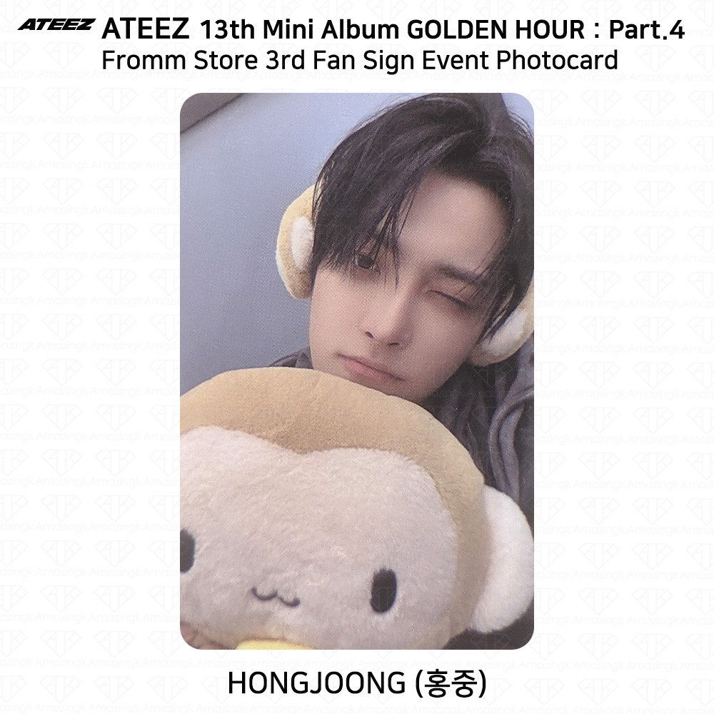 ATEEZ 13th Mini Album Golden Hour Part.4 FrommStore 3rd Fan Sign