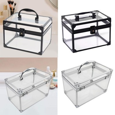 Make Up Aufbewahrungsbox Kosmetik Organizer Make Up Koffer Acryl Schminkbox mit