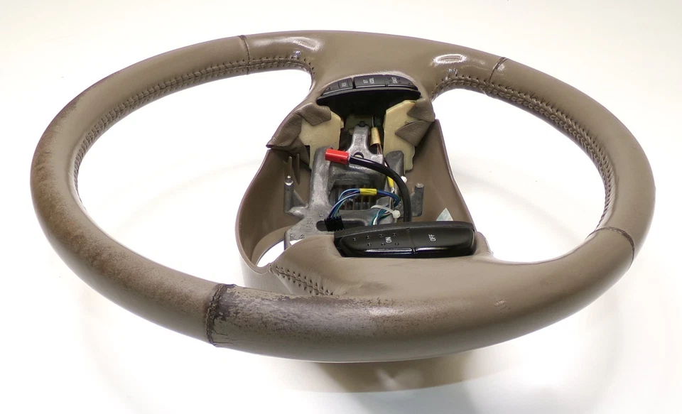 Volante Ford Excursion 99-07 F250 F350 Superduty cuero marrón tostado F-250 Foto 4 de 4