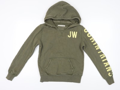 Jack Wills Damen Hoodie grün Größe 10 Pullover