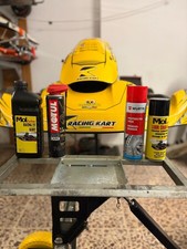 OLIO MOTORE KART 2T/SPRAY MULTIUSO MOTUL/PULITORE FRENI WURTH /OLIO CATENA MOL