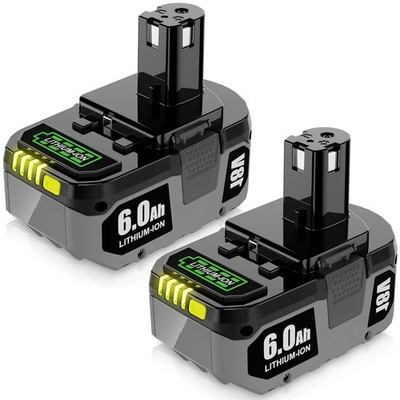18v 6Ah For Ryobi ONE Plus High Capacity Li-Ion Battery P108 P107 P105 / Charger