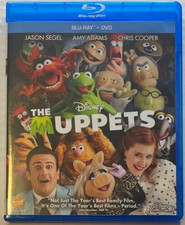 The Muppets Blu-ray DVD 2-Disc Disney Movie Jason Segel Amy Adams F6761