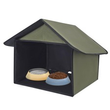 Outdoor Cat Feeding Station, Stray Cat Shelter, Cat Shelter Outdoor for Food ...
