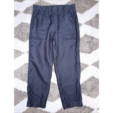 Banana Republic Linen blend pull on crop pants size small