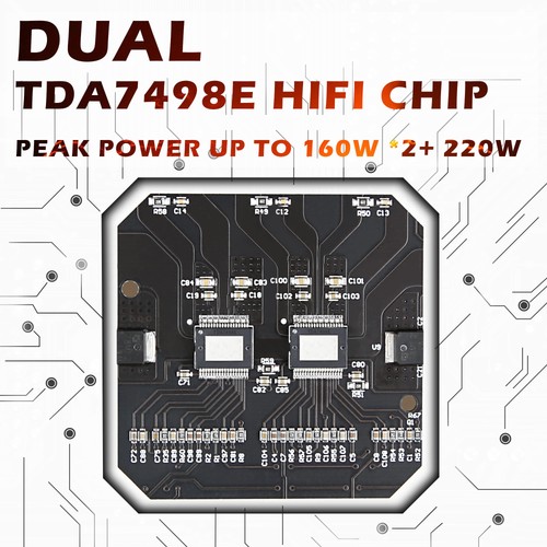 TDA7498E Bluetooth Power Amplifier Board with Subwoofer 2.1 Channel 160W×2+22... - Picture 4 of 6