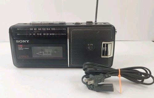 Vintage SONY CFM-140 AM/FM Radio Cassette Deck Boombox Tested and Works