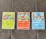 Japanese Pokemon GO Promo 287/289/290 S-P Bulbasaur Charmander Squirtle NM