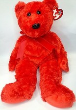 Ty Sizzle the Bear Beanie Buddy 13.5 Inch