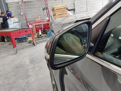Used Left Door Mirror fits: 2018 Bmw X1 Power folding w/o high gloss finish from
