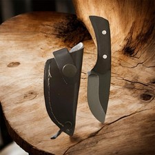 EDC Taschenmesser 4034 Edelstahl | Handgefertigt | Walnussholz | Messerscheide