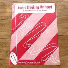 Vintage Sheet Music - You're Breaking My Heart - 1948 Pat Genaro & Sunny Skylar