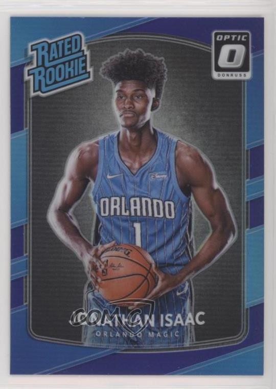 2017-18 Panini Donruss Optic Rated Rookie Purple Prizm Jonathan Isaac #195 1u6