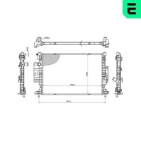 MotorküHler WasserküHler ERA 673125 FüR Ford Kuga 2 DM2 MAX DXA CB7 CEU Van 3