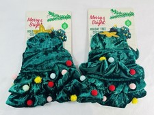 Guinea Pig Christmas Tree Costume Lot of 2 New
