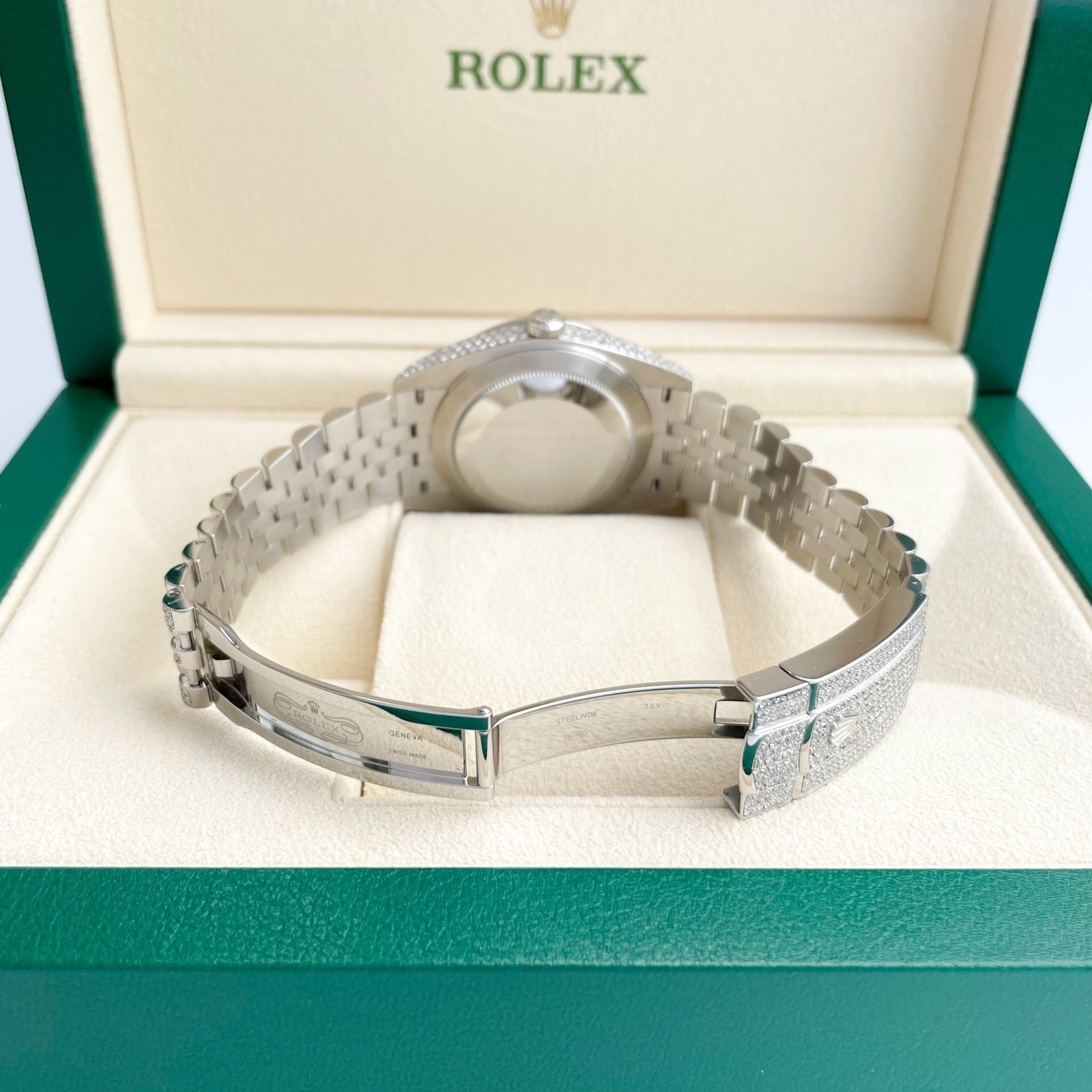 Rolex Datejust Diamonds 41mm Iced Out 2025 UNWORN Brillant- cut Diamonds 126300 image 10