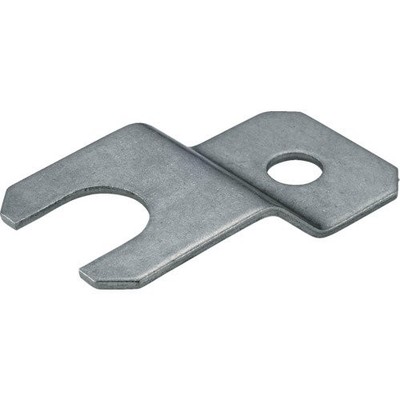 TRUSCO Adjuster Bolt Foot Stop Plate M16 Stainless Steel PL16SUS