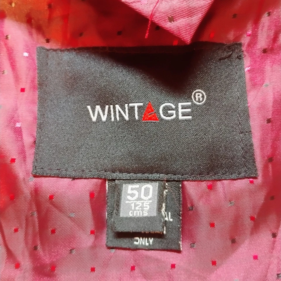 Blazer Abrigo Deportivo Estilo Terciopelo Rojo Granate DE COLECCIÓN Para Hombres Talla 50 Fiesta Único Foto 3 de 4