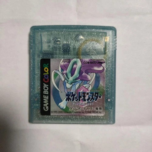 Pokemon Crystal Version Game Boy Color GBC Nintendo Authentic Collectible Japan