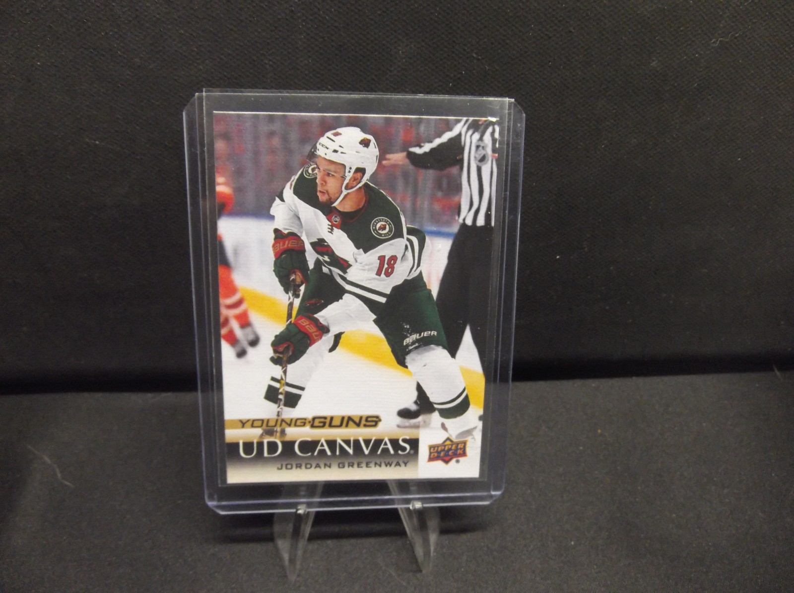 2018-19 Upper Deck UD Canvas Young Guns RC #C226 JORDAN GREENWAY WILD