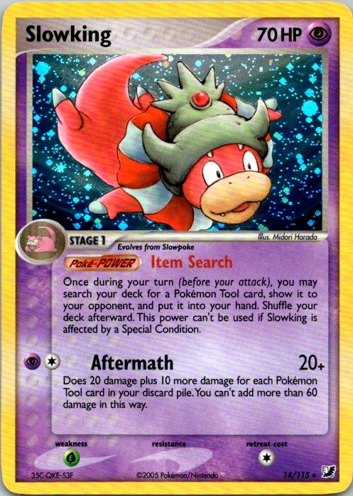 Slowking Holo Rare Unseen Forces 14/115 NM/LP(SKU 1-4)