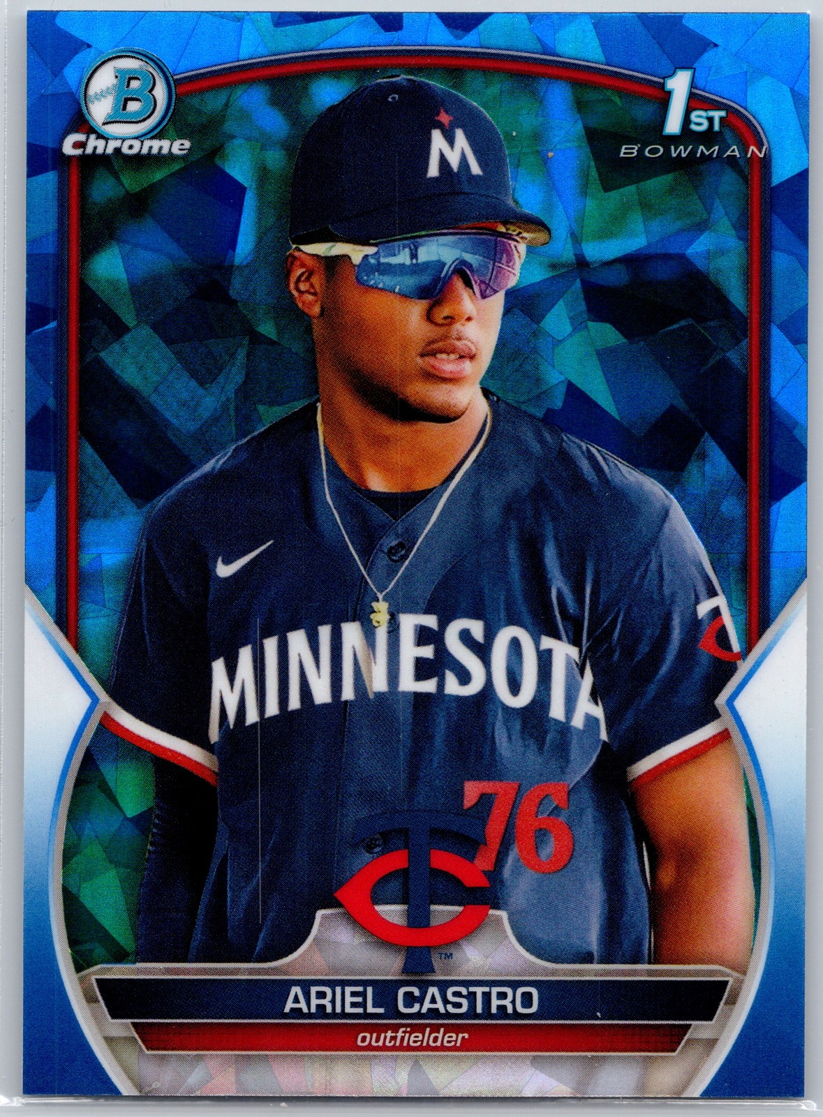 2023 Bowman Chrome Sapphire #BCP-203 Ariel Castro 1ST