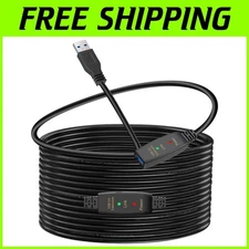 USB Flash Drive Extension Cord 30ft - Compatible with Laptop