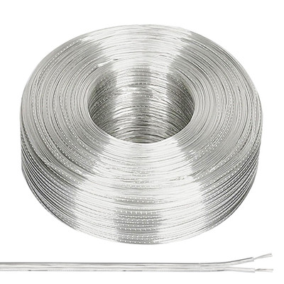 32.8Ft 28/2 PVC Covered Copper Wire, 300V Soft Speaker Wire Insulated Heat Resis