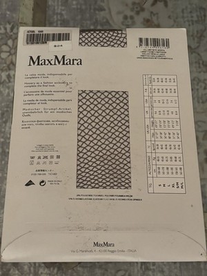 MaxMara Max Mara Fishnet Pantyhose Kaki Green S/M