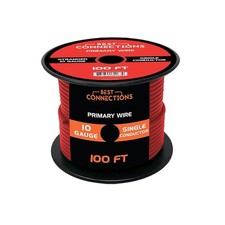 BEST CONNECTIONS 10-Gauge Automotive Primary Wire Ideal for Car Audio, Auto...