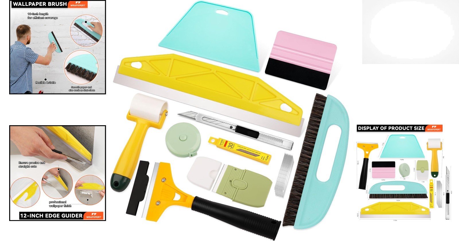 Professional Wallpaper Smoothing Tool Kit - Essential for Flawless Installation