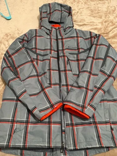 Columbia Whirlibird Interchange 3-in-1 Jacket Grey Plaid XL image 8