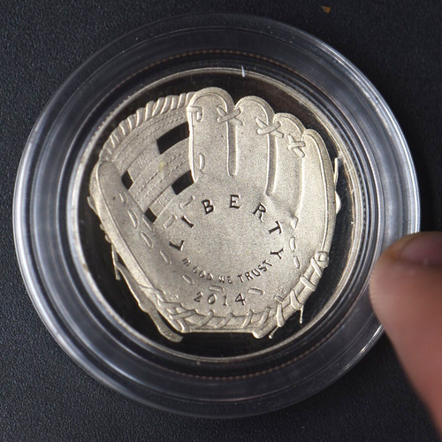 2014-S Proof Baseball Hall of Fame Half Dollar Commemorative - COINGIANTS - - Picture 2 of 2