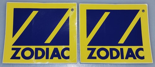(20) Zodiac Boat Blue & Yellow Vinyl Intercoat Decals New OEM Lot 3.25" x 2.75" - Picture 6 of 6