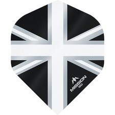 Image of Mission Alliance UV Standard 150 Micron - Union Jack Dart Flights - 5 Sets