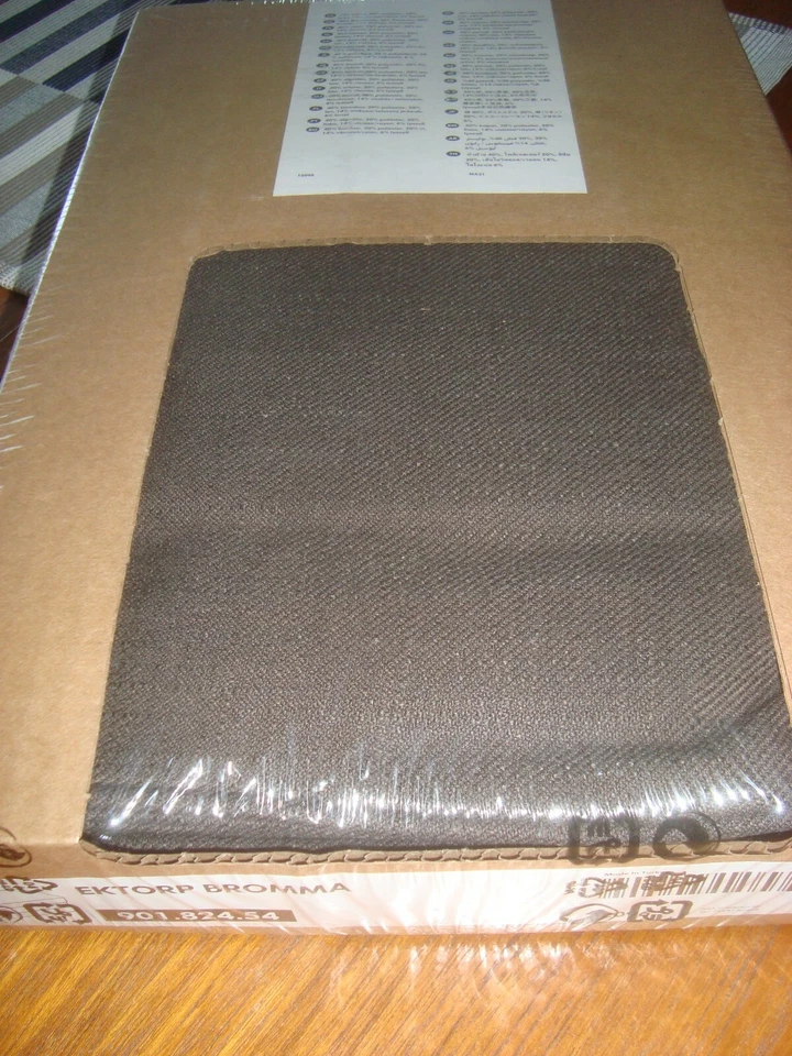 FUNDA IKEA para reposapiés EKTORP con funda de almacenamiento Svanby Brown 901.824.54 NUEVA Foto 4 de 4